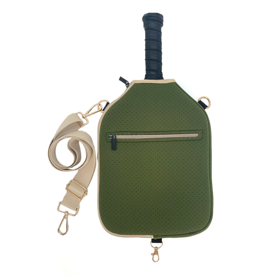 Diving-material Strap With Hook Single-shoulder Crossbody Pickleball Racket Bag