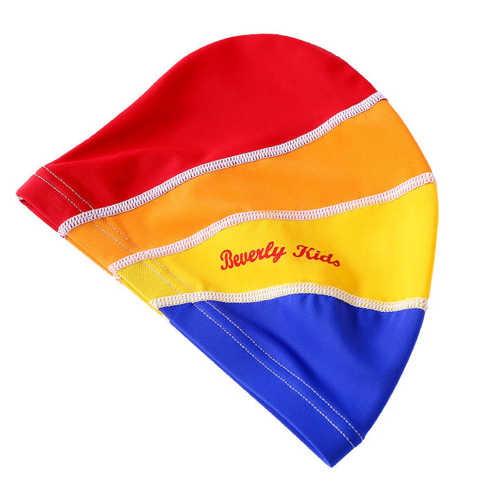 Children's Solid Color Sunscreen Swimming Cap