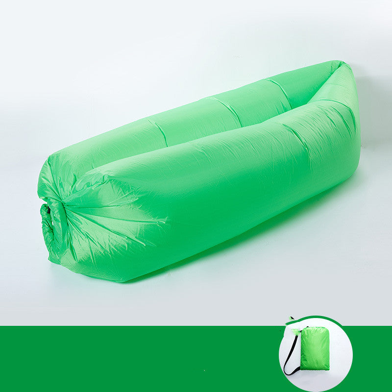 Camping Air Folding Lunch Break Net Celebrity Inflatable Mattress Lazy Sofa Recliner Single Portable Outdoor