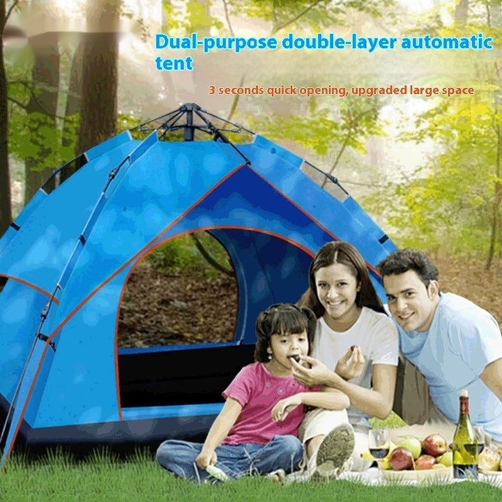 Double-layer 3-4 People Camping Tent