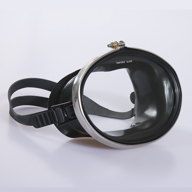 HD Tempered Glass Stainless Steel Swimming Goggles