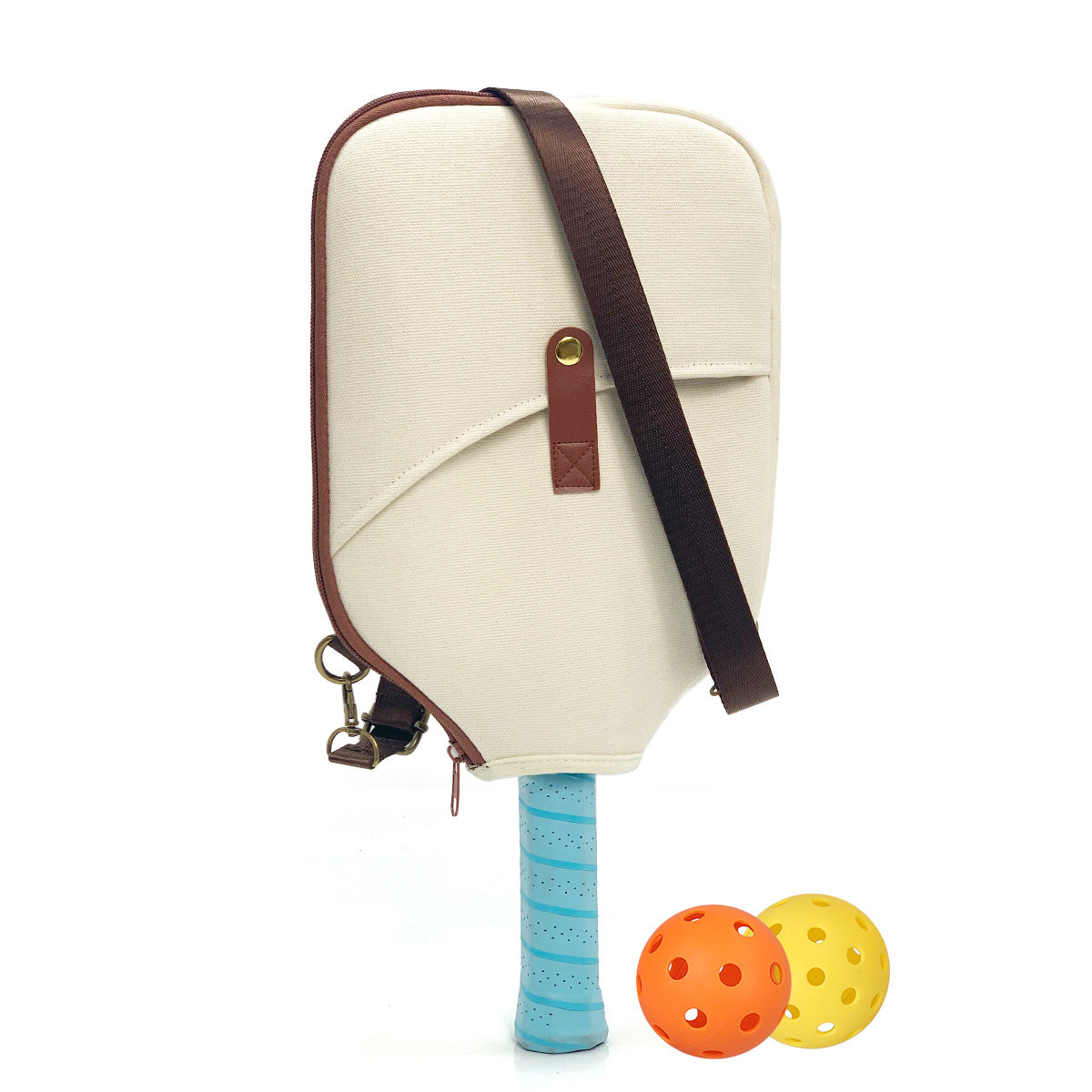 Diving-material Strap With Hook Single-shoulder Crossbody Pickleball Racket Bag