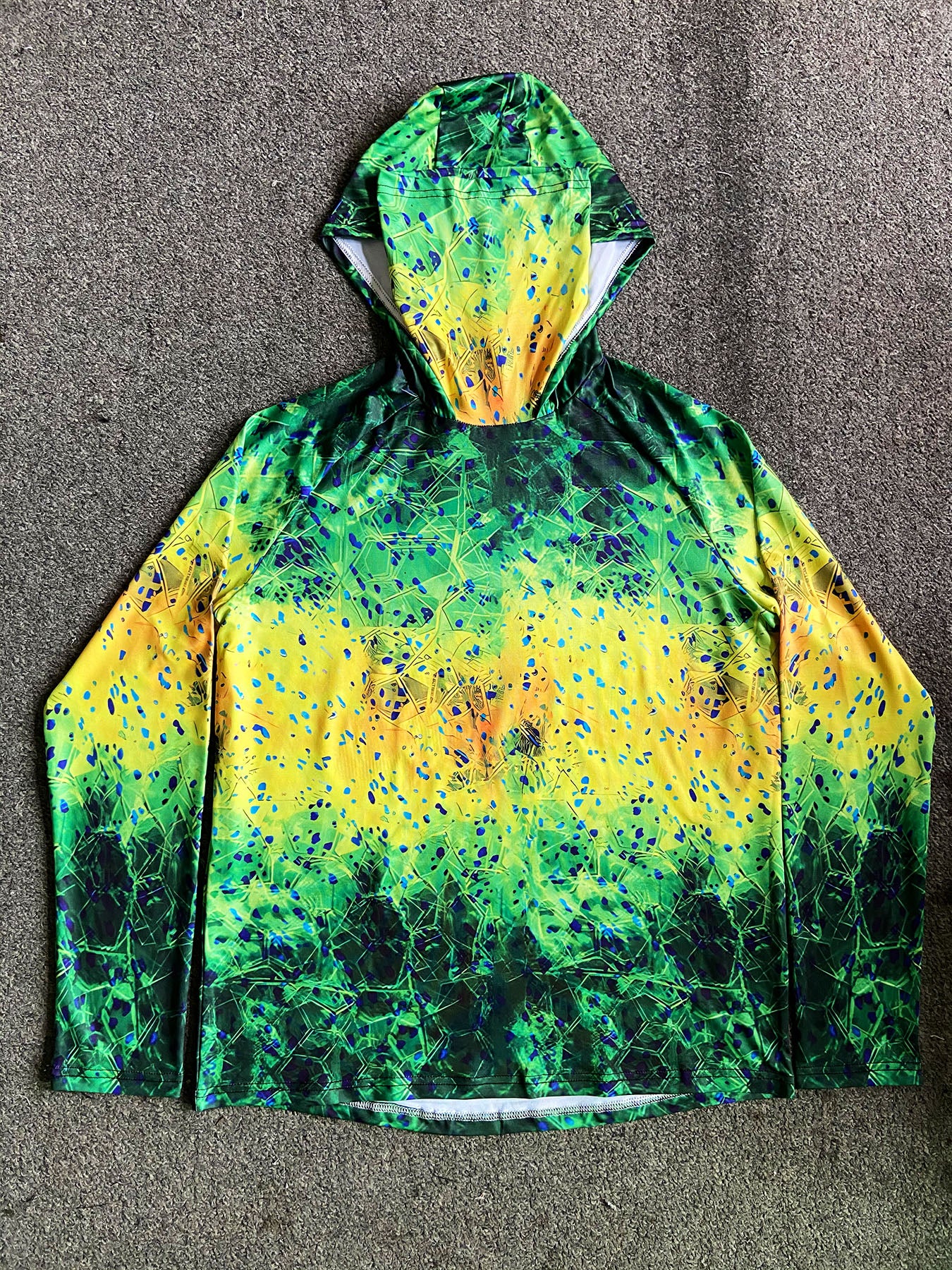 Fishing Hoodie Sailing Shirt Surfing Face Cover Neck Summer Men Long Sleeve Hunting Jersey Camisa De Pesca Performance Fish Gear Beach Tops Wear Climbing Uniform Angling