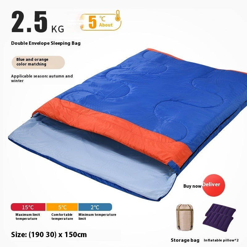 Outdoor Camping Thickened Warm-keeping Sleeping Bag