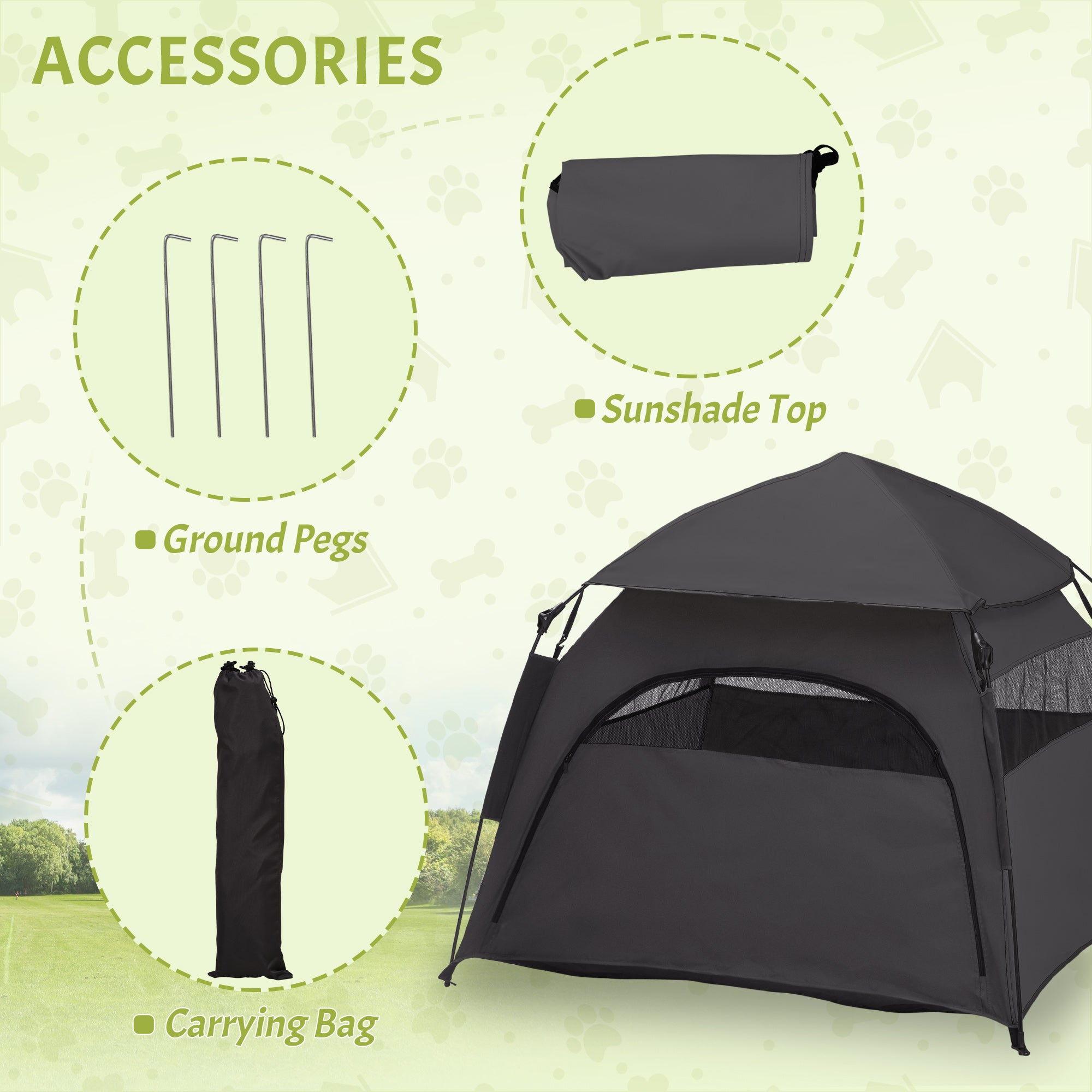 Dog Tent With Carry Bag