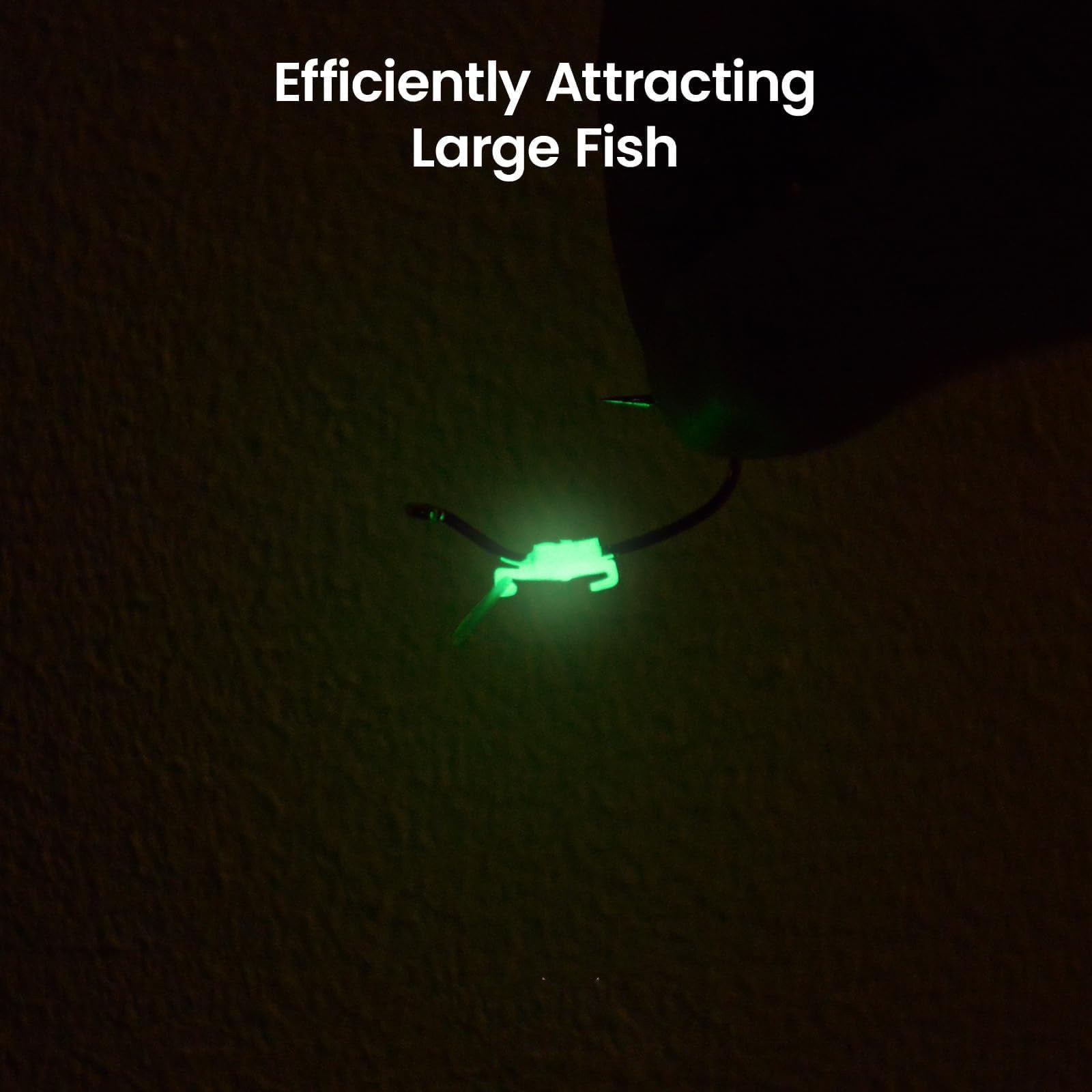 Outdoor Fishing Luminous Shrimp Back Clasp