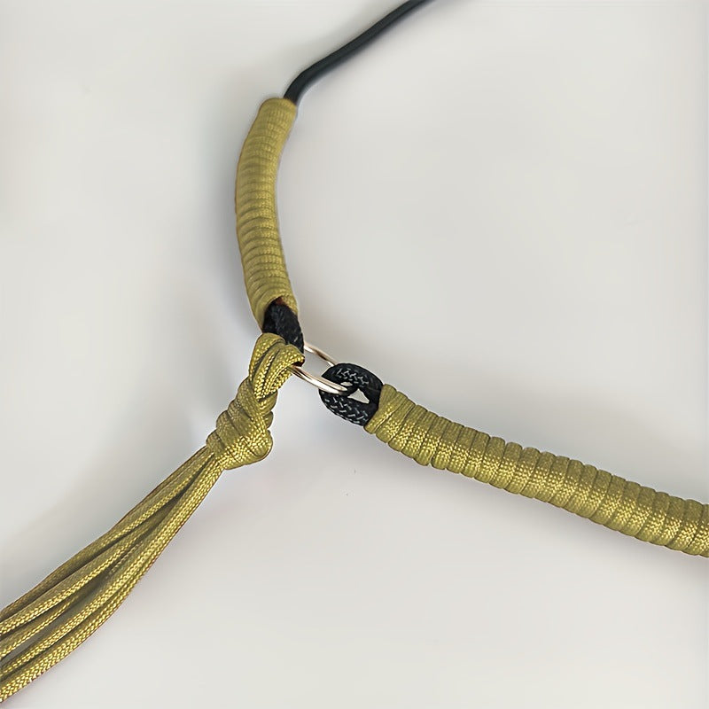 Handwoven Tassel Horse Neck Collar Bridle, And Neck Strap Decorations