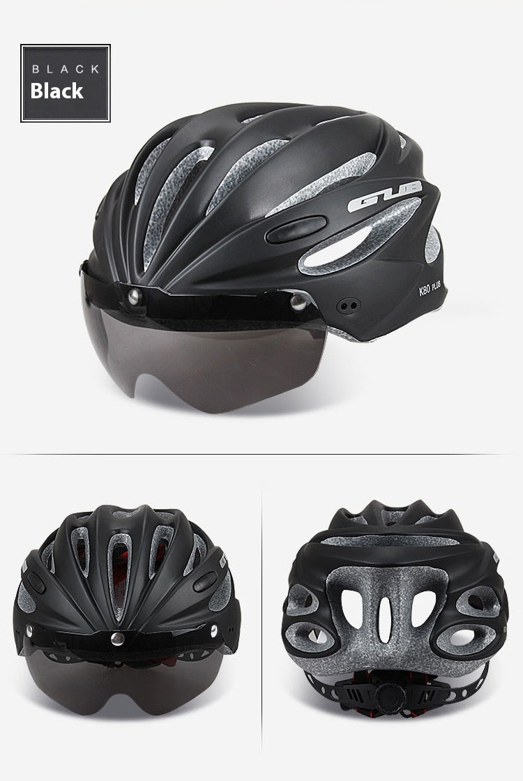 Mountain Bike Magnetic Goggles Helmet