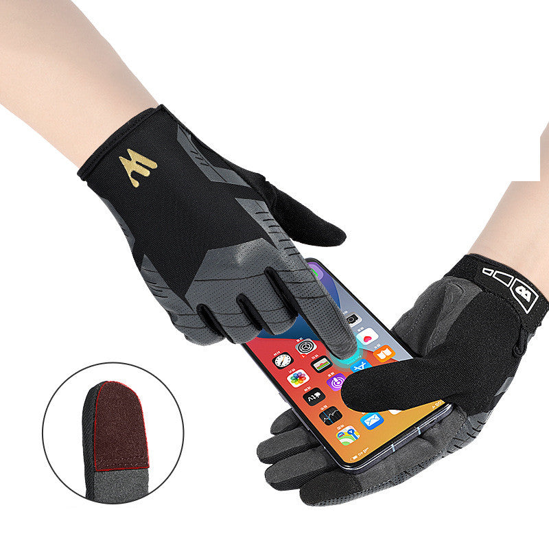 Riding Full Finger Shock Absorbing Gloves