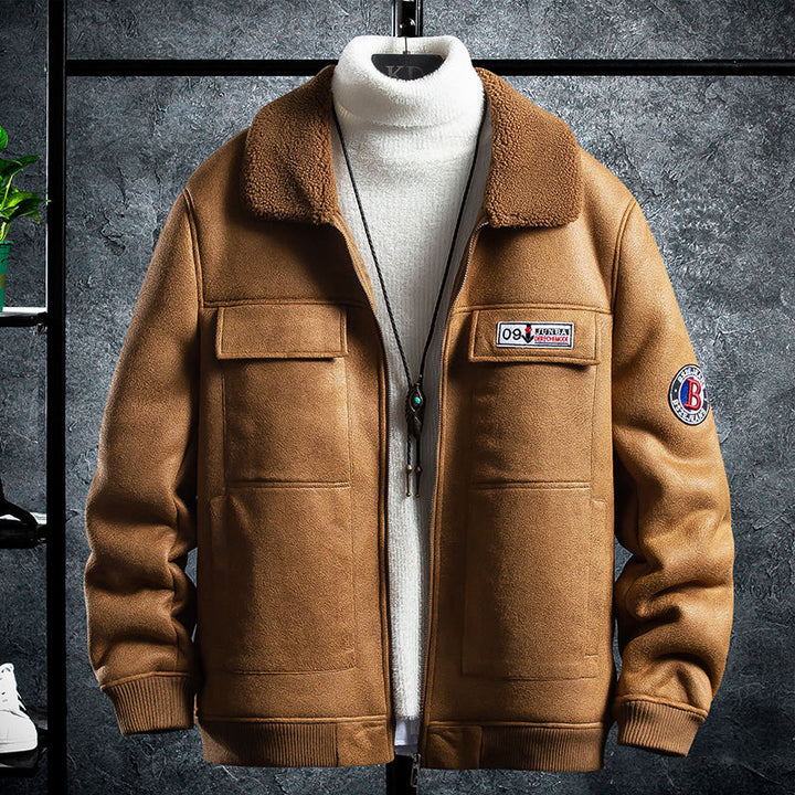 Men's Jacket Warm Berber Fleece Clothing