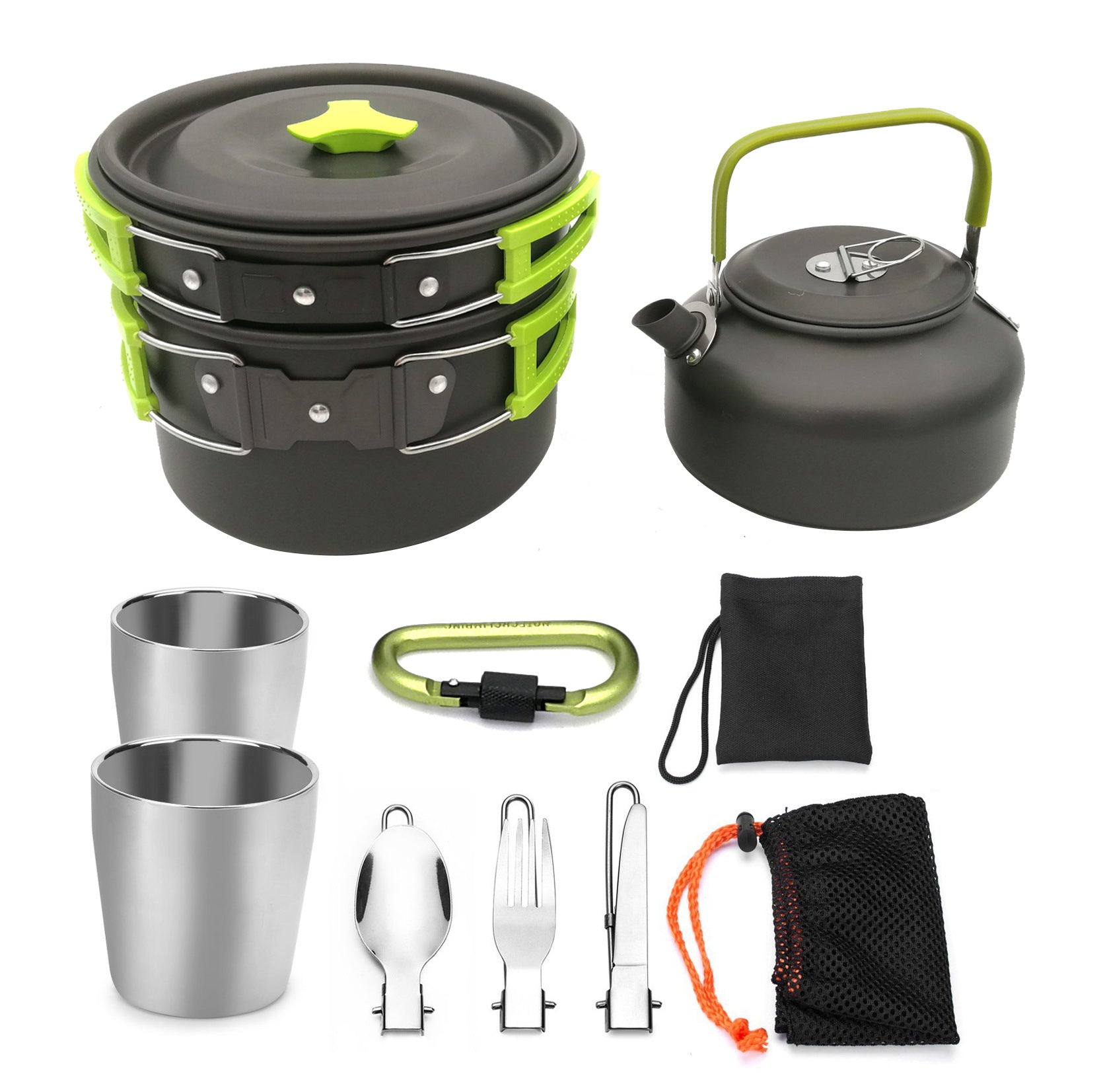 Outdoor Camping Cookware Travel Tableware Set