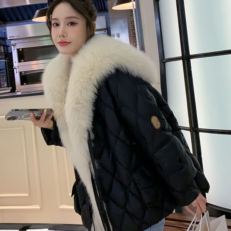 Fashion Cotton-padded Jacket Women's Mid-length