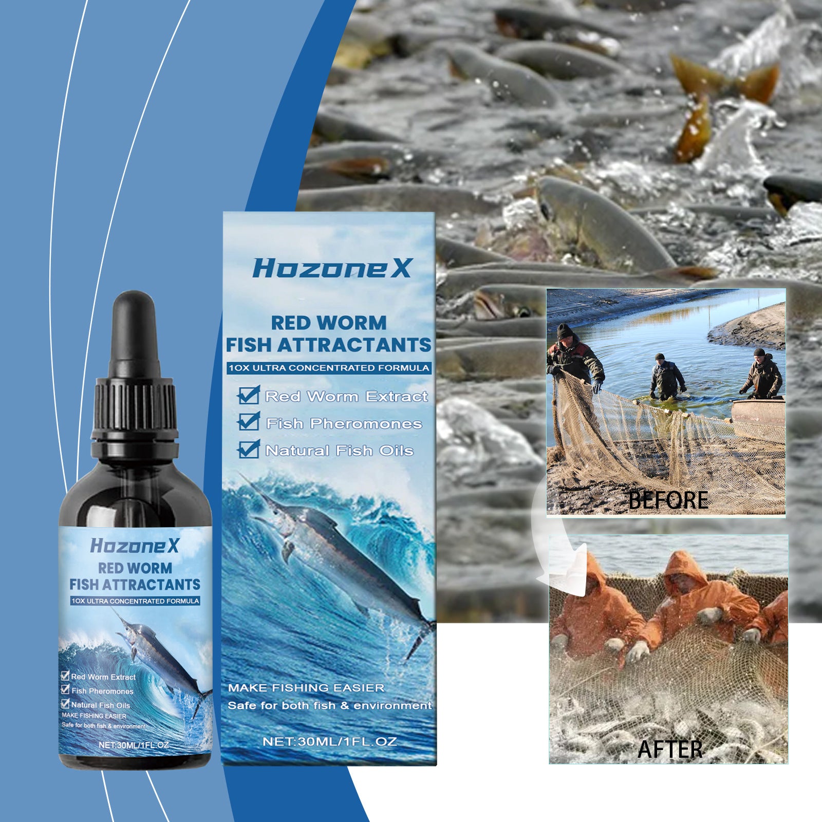 Red Worm Formula Bait Food Lure Additive