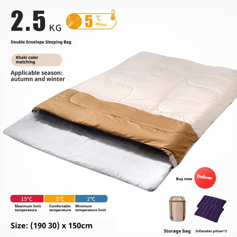 Outdoor Camping Thickened Warm-keeping Sleeping Bag