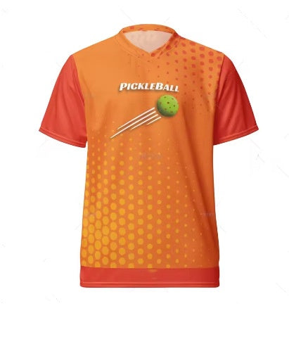 Mens 3D-Printed Pickleball T-Shirt For Summer And Spring Sports