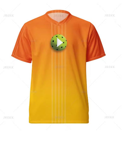 Mens 3D-Printed Pickleball T-Shirt For Summer And Spring Sports