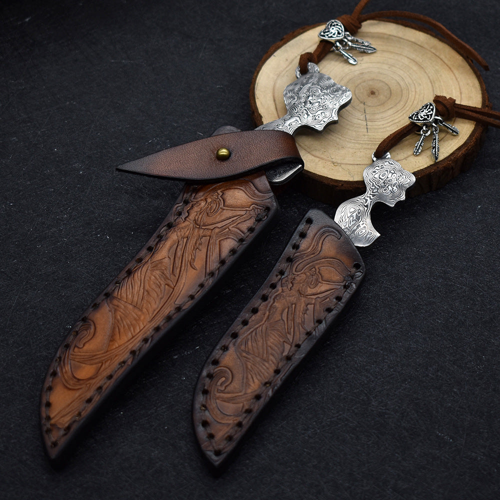 Outdoor Camping Hunting Tactics Self Defense Rescue High Hardness.Survival Practical Fruit Knife