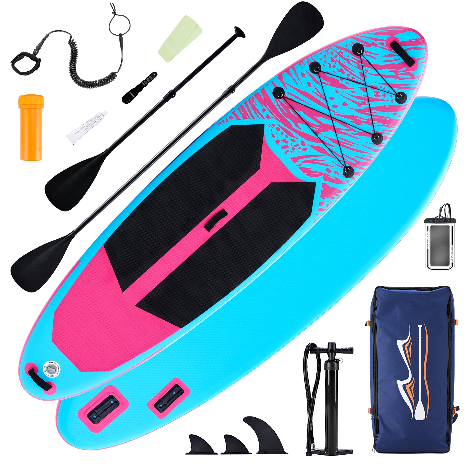 An Inflatable Stand-up Kayak, Equipped With Anti-slip Deck, Durable High-quality Materials And Complete Kayak Accessories.
