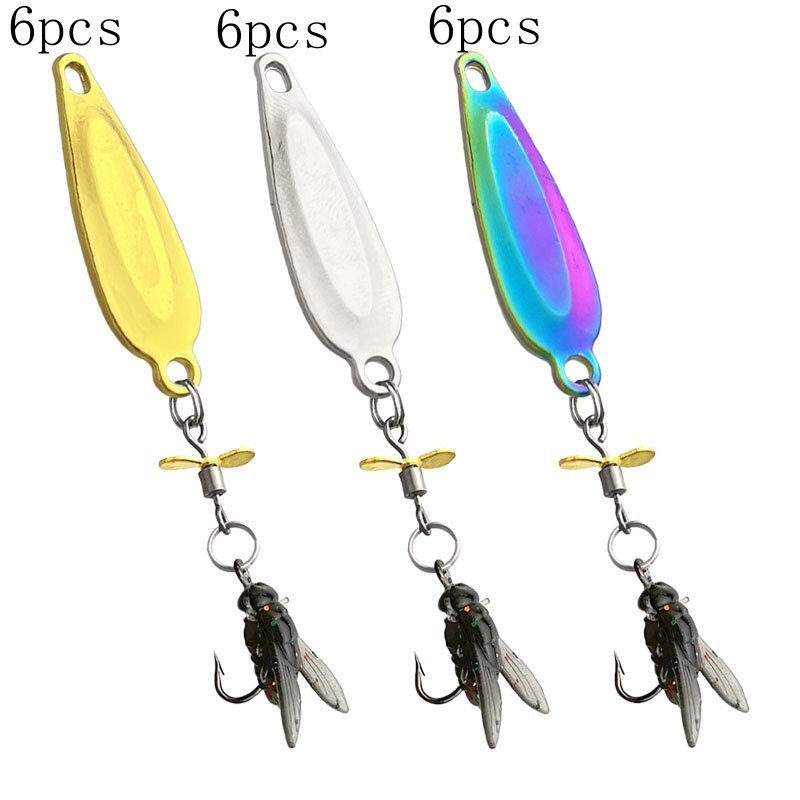 Fly Lure Hook Rotating Propeller Micro Suit