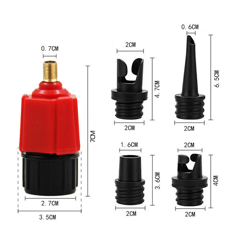 SUP Surfing Paddle Board Air Valve Adapter Multi Joint