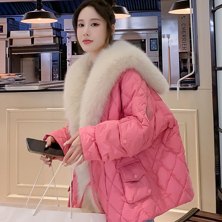 Fashion Cotton-padded Jacket Women's Mid-length