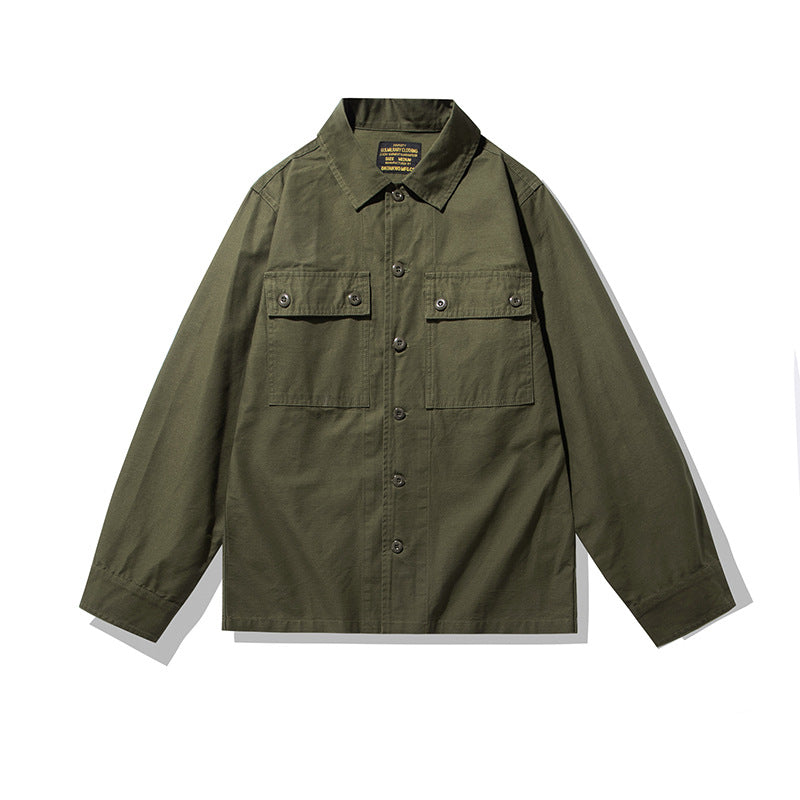 Tiger Pattern Camouflage Long Sleeve Shirt
