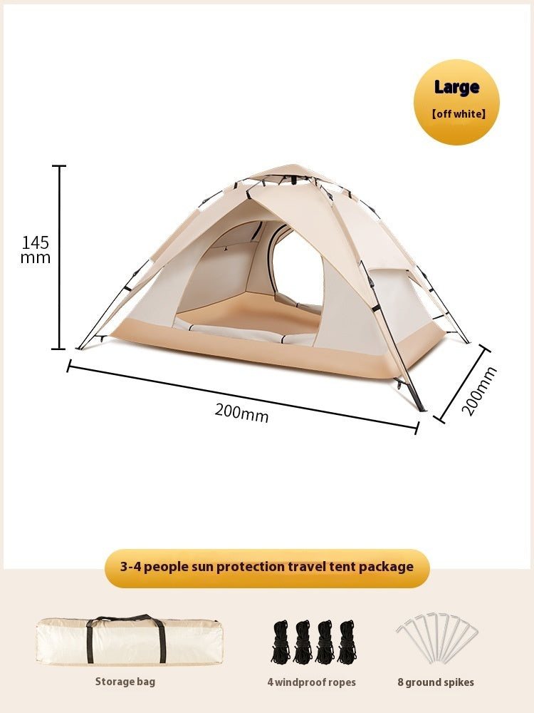 Double-layer 3-4 People Camping Tent
