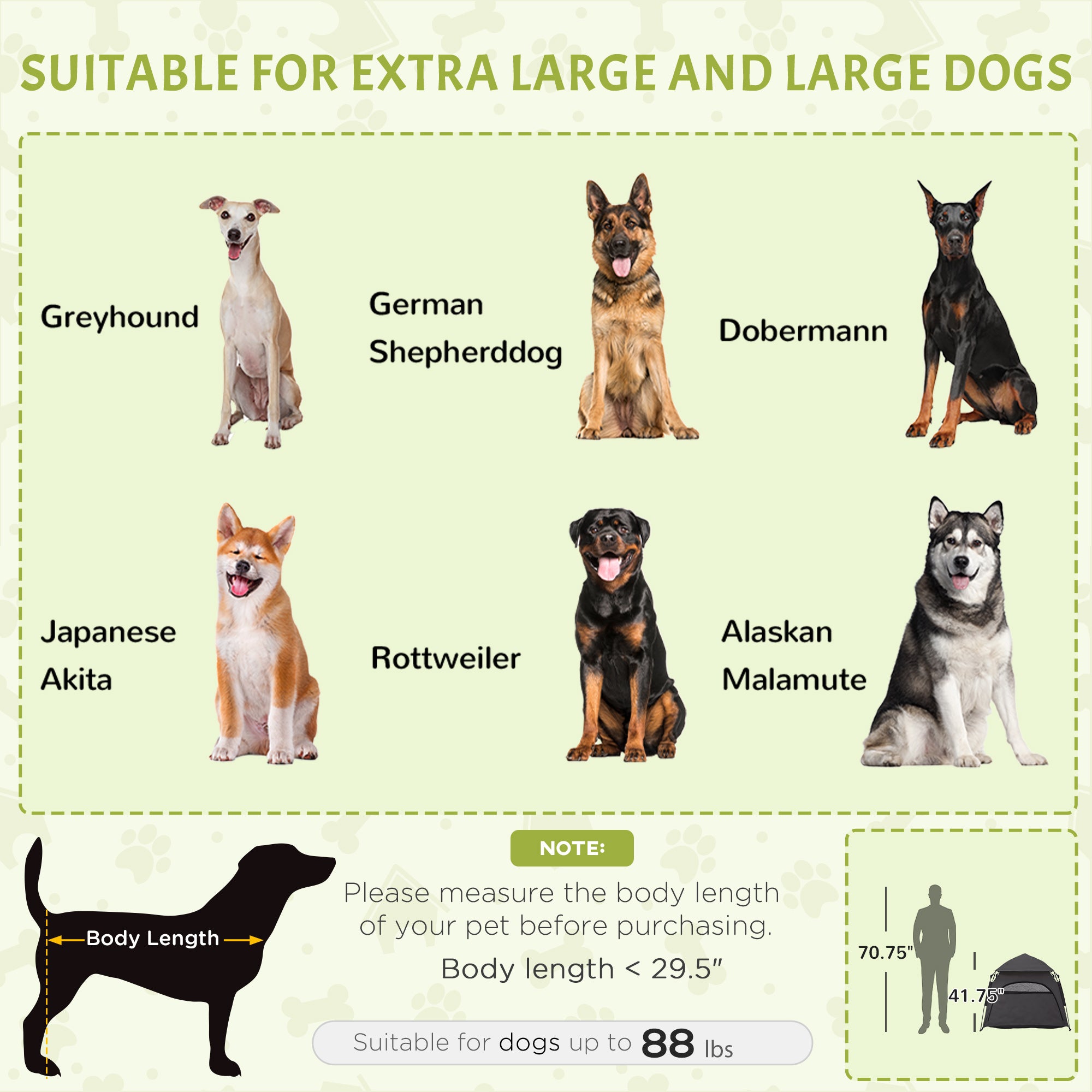 Dog Tent With Carry Bag