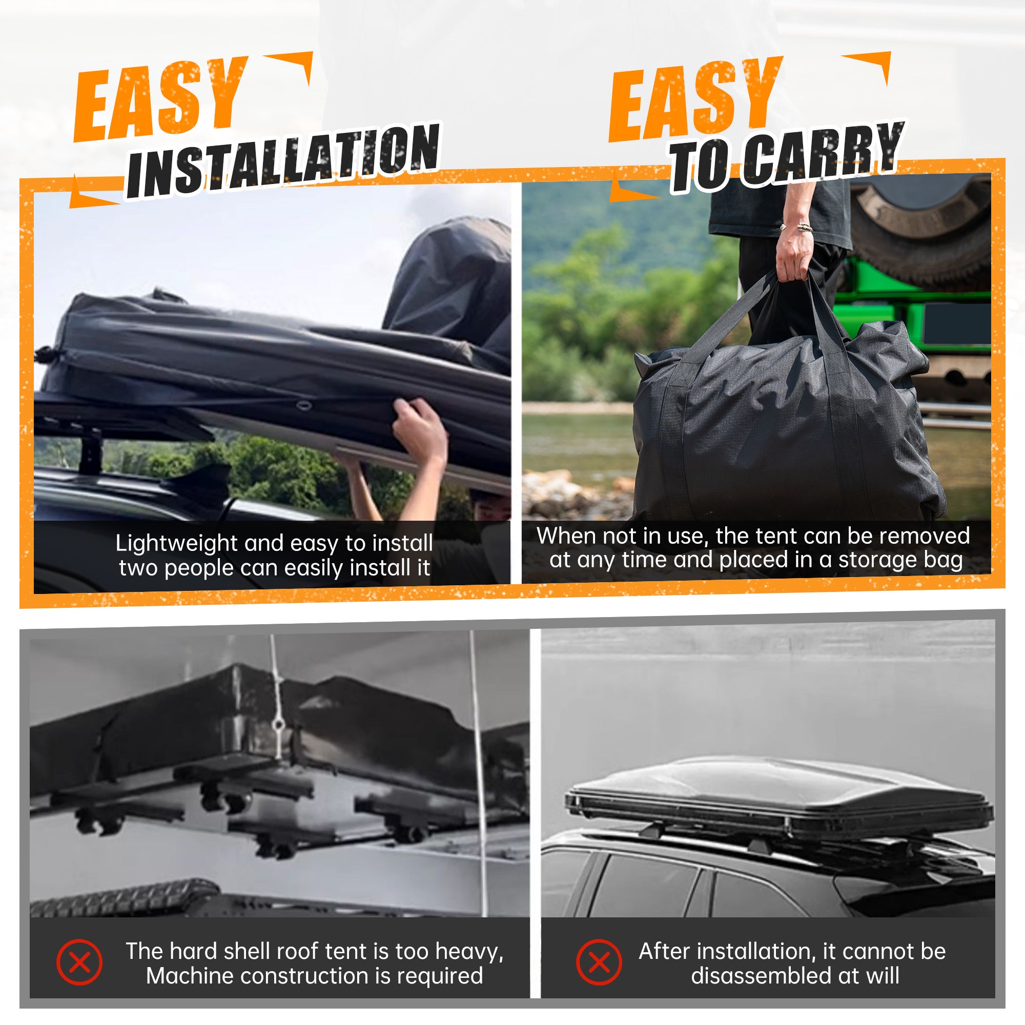 Amphibious Inflatable Car Roof Top Tent