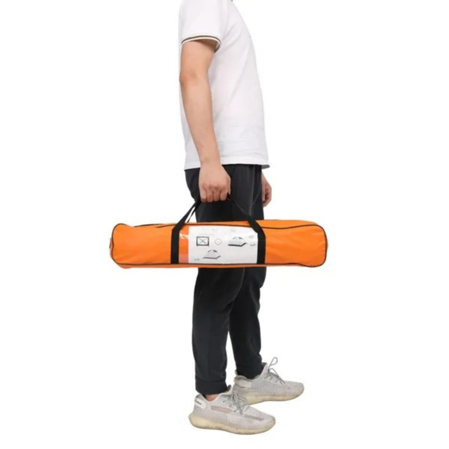 1-Person Waterproof Camping Dome Tent Automatic  Up Quick Shelter Outdoor Hiking Orange