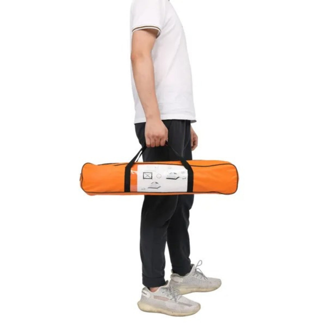 1-Person Waterproof Camping Dome Tent Automatic  Up Quick Shelter Outdoor Hiking Orange