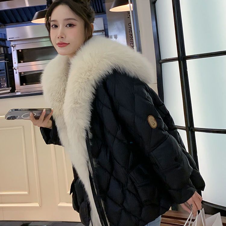 Fashion Cotton-padded Jacket Women's Mid-length