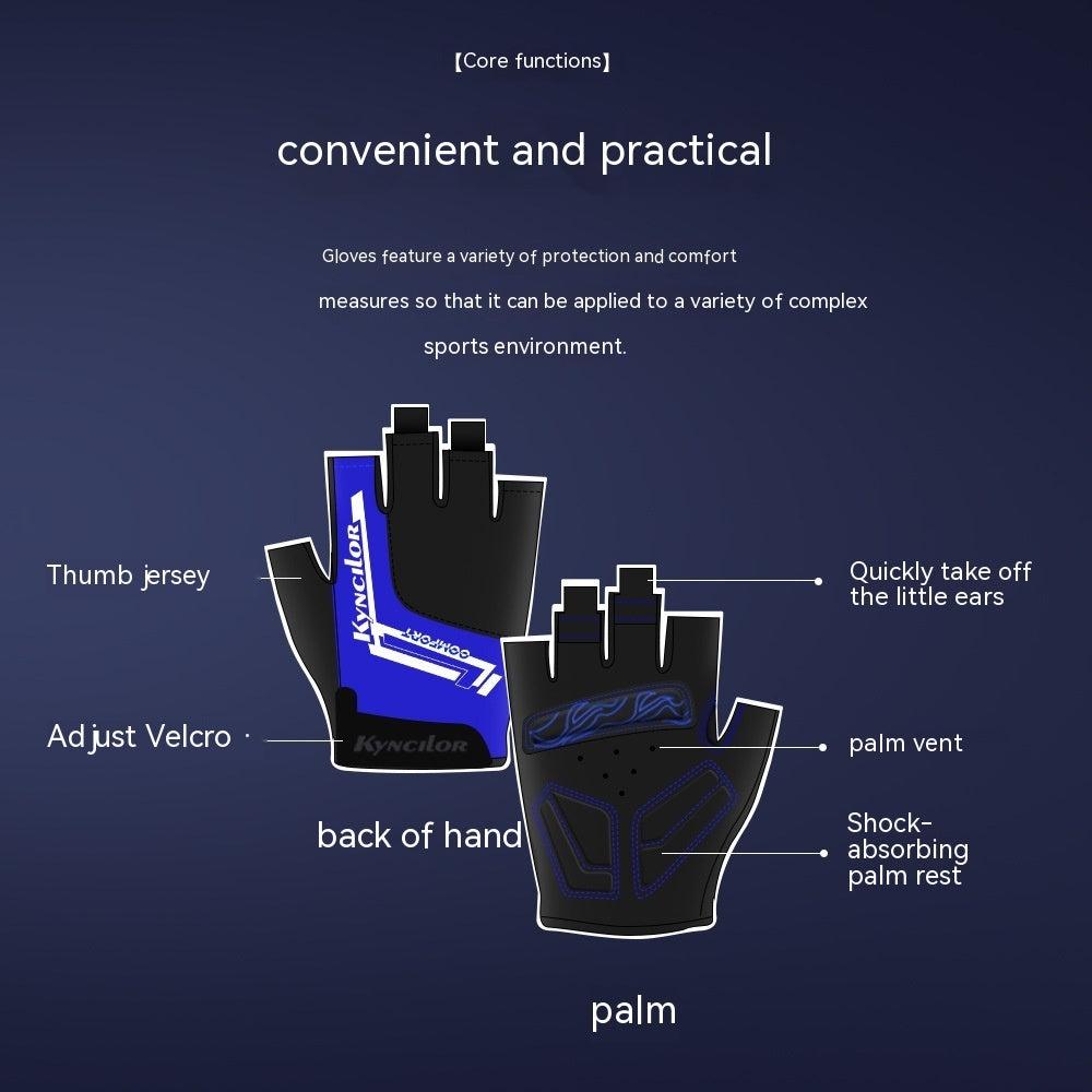 Outdoor Half-finger Riding Gloves