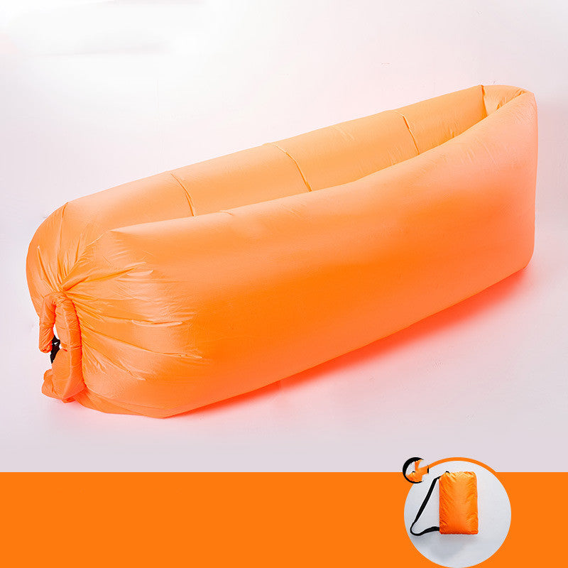 Camping Air Folding Lunch Break Net Celebrity Inflatable Mattress Lazy Sofa Recliner Single Portable Outdoor