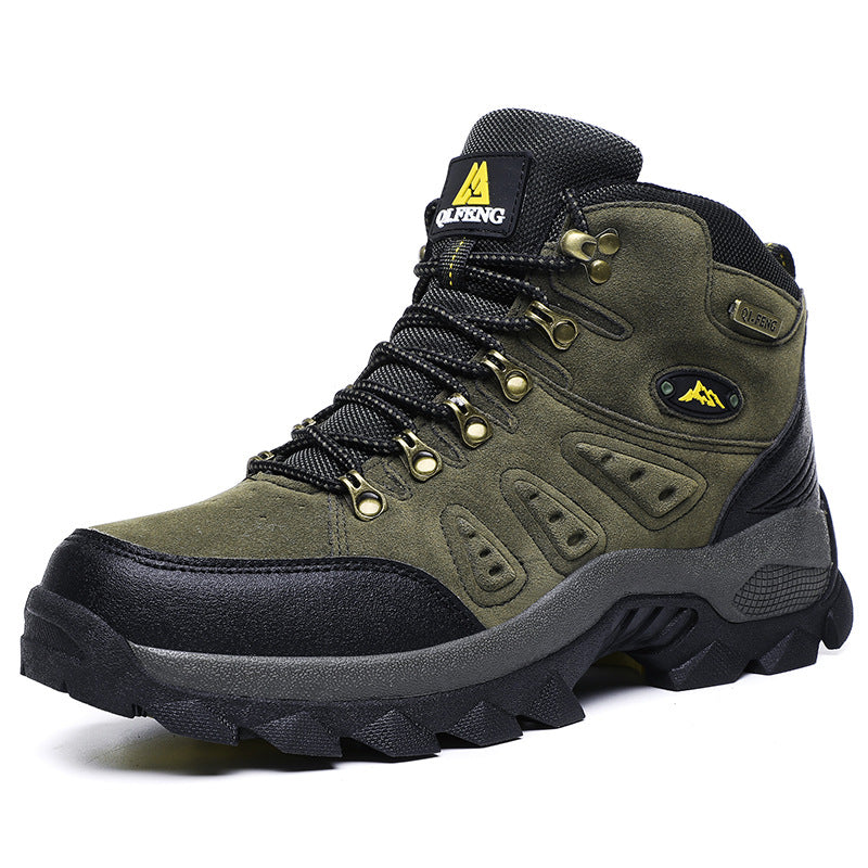 Outdoor High-top Hiking Waterproof Shoes