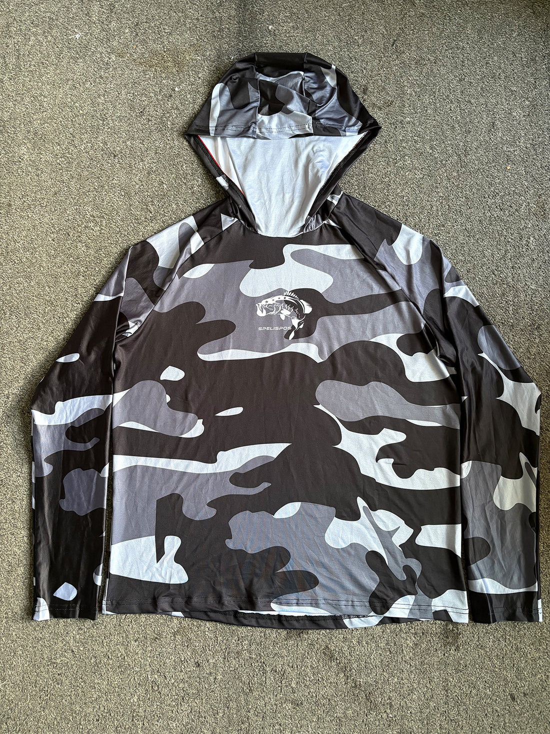 Fishing Hoodie Sailing Shirt Surfing Face Cover Neck Summer Men Long Sleeve Hunting Jersey Camisa De Pesca Performance Fish Gear Beach Tops Wear Climbing Uniform Angling