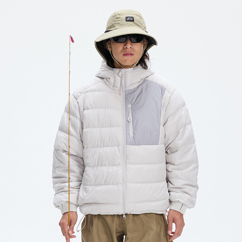 Men's Casual Retro Climbing Down Jacket