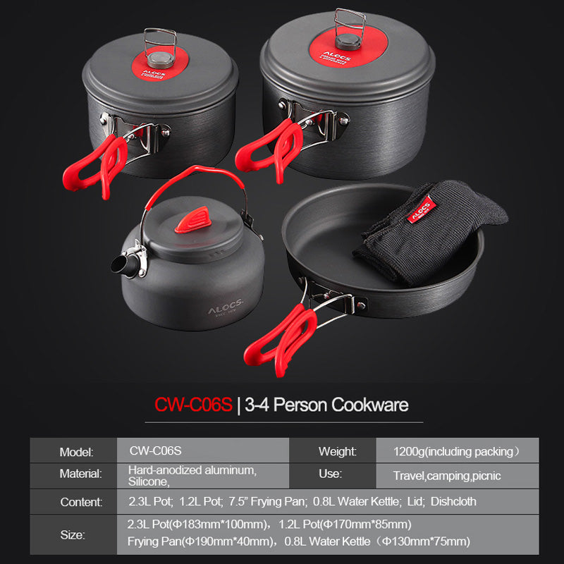 Outdoor Cookware Set Pot