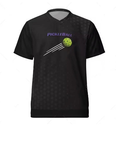 Mens 3D-Printed Pickleball T-Shirt For Summer And Spring Sports