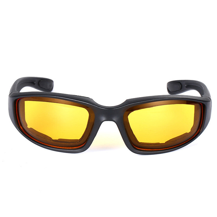 Chopper Cycling Sports Sunglasses For Men Wrap Around UV400 Protection For Cycling Fishing Driving Glasses Wind Resistant Biker Goggles