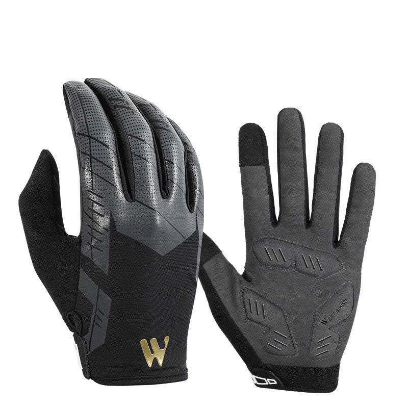 Riding Full Finger Shock Absorbing Gloves