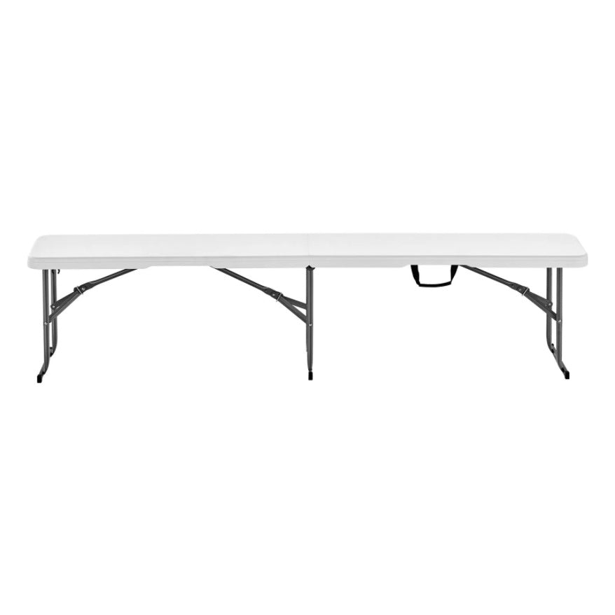 6FT Plastic Folding Bench Portable Outdoor Bench For Picnic Camping Garden
