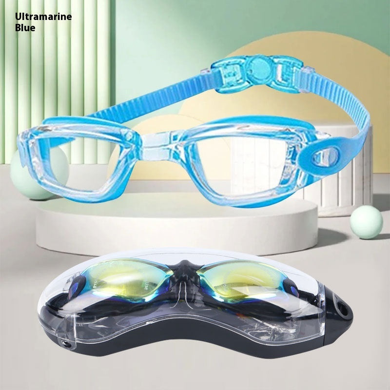 Children's Large Frame Anti-fog Swimming Goggles