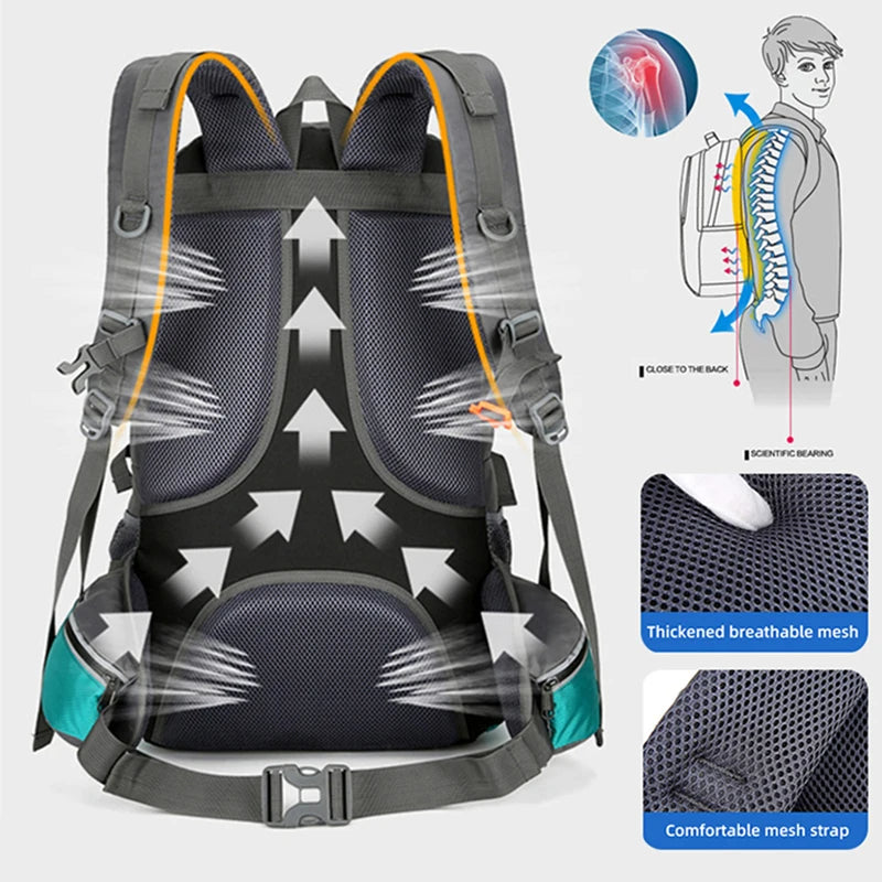 50L Large Capacity Camping Backpack