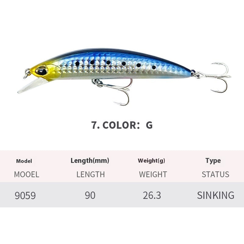 Lure Tossing Submerged Sea Fishing Bait