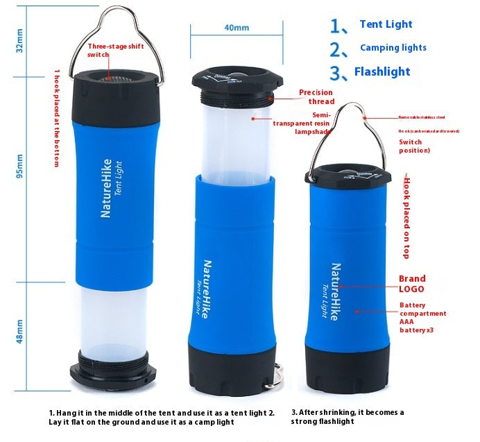 Outdoor Strong Led Lighting Flashlight