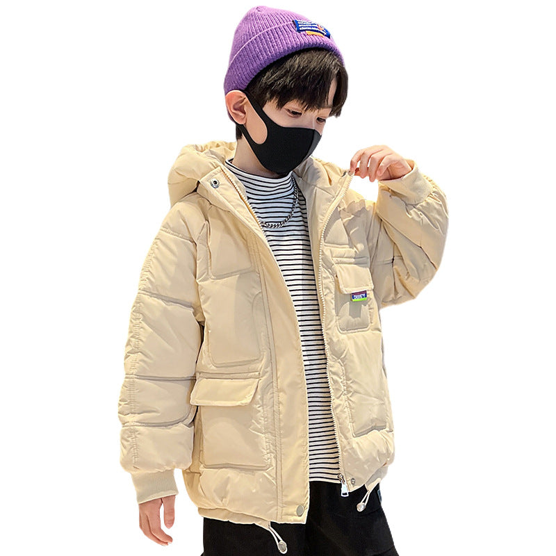 Children's Down And Wadded Jacket Thick Cotton Coat Jacket