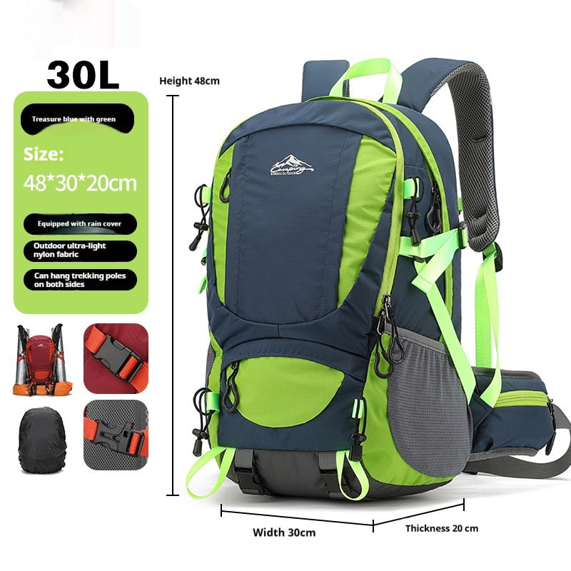Men's Large Capacity Lightweight Hiking Backpack