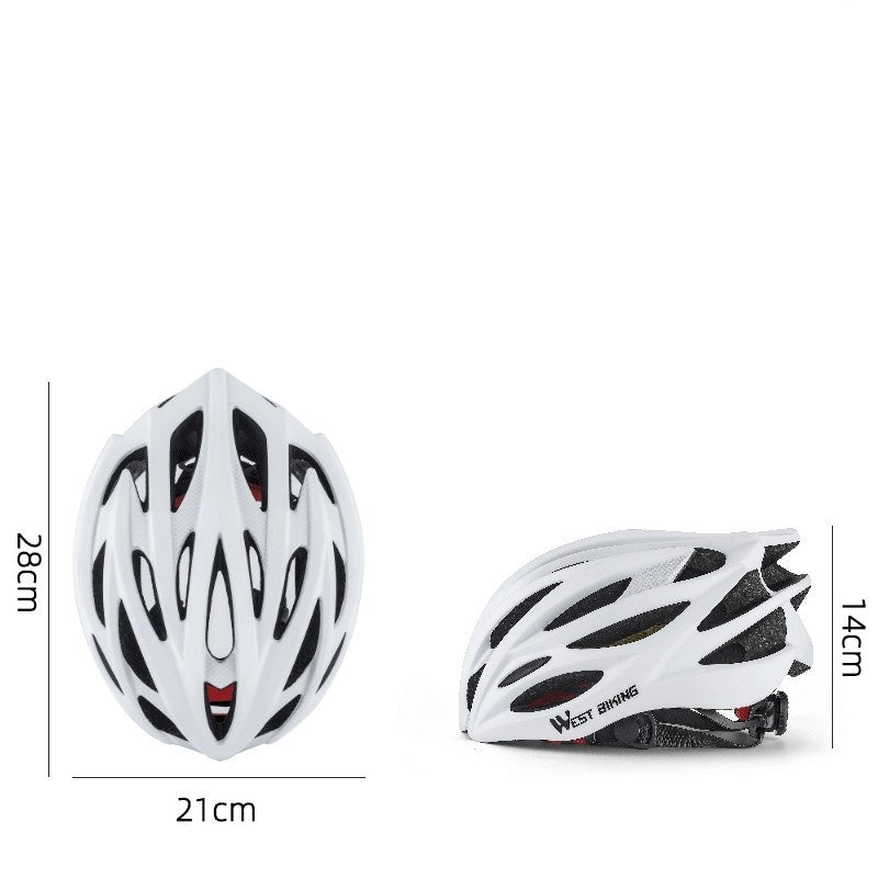 Bicycle Helmet Integrated Molding For Riding