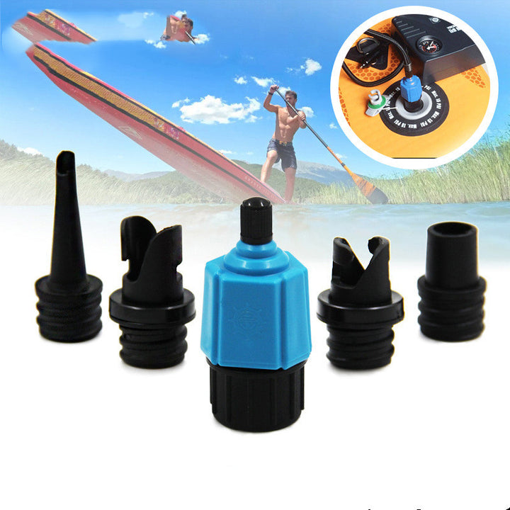 SUP Surfing Paddle Board Air Valve Adapter Multi Joint